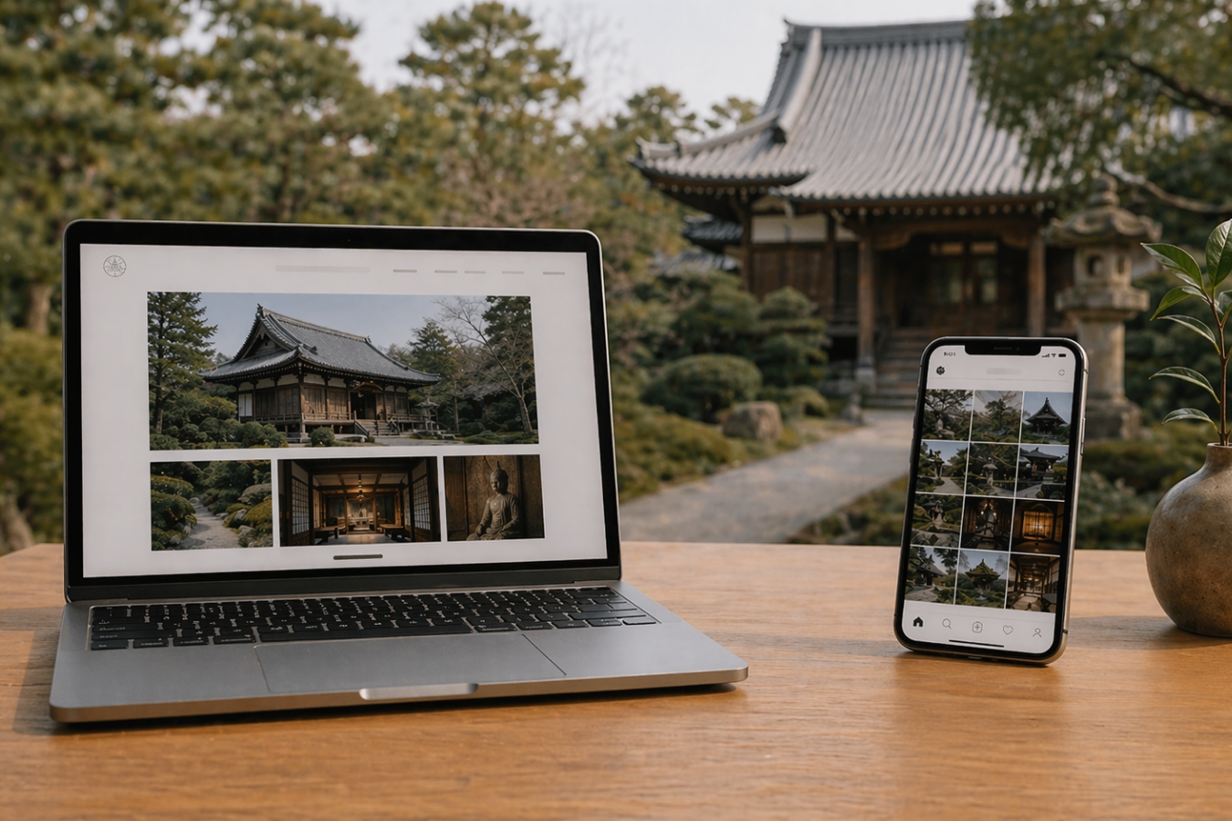 お寺 ホームページ インスタグラム